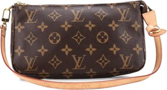 Louis Vuitton Pochette Accessoires NM Monogram Canvas clutch bag - women - Fabric - One Size - Brown