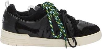 Moschino Schoenen, Heren, Zwart, 45 EU, Leer, Sneakers van kalfsleer en su&egrave;de
