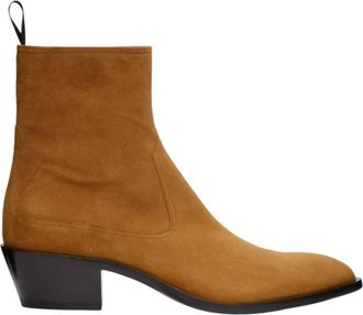 Bally Mens Gaiman Suede Leather Boots In Deserto