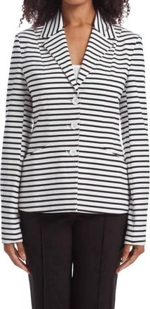 Capsule 121 Stripe Sight Blazer In Black/white