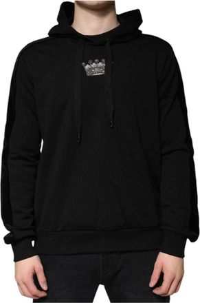 Dolce & Gabbana Hombre, Sudaderas, Negro, Talla: L