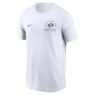 Nike Los Angeles Rams Essential Nike Mens NFL T-Shirt in White | N19910A9X-PNG