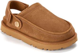 Dearfoams Fireside Coin Convertible Mule Slippers in Chestnut at Nordstrom, Size 11