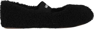 Moon Boot Shearling Ballerinas - Dames - Ballerinas - Zwart - 41 EU - Leer - Schoenen
