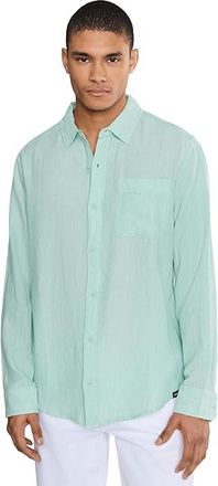 Prana Mendocino Shirt Mens Clothing Sea Glass : 2XL, Cotton