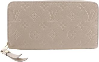 Louis Vuitton Pre-owned Wallets, female, Gray, Size: ONE SIZE Pre-owned Canvas Wallet