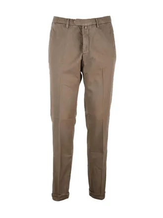 Bsettecento Bsettecento Regular Fit Trousers with Tailored Silhouette