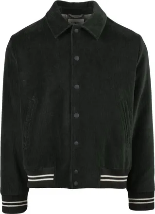 Circolo 1901 Forest Green Cotton-Blend Varsity Coat