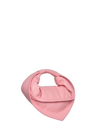 Federico Cina Womens Mini Tortellino Bag Pink Lambskin Handbags Hand