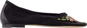 Simone Rocha Mesh ballerinas in zwart mesh - Dames - Ballerinas - Zwart - 37 EU - Schoenen