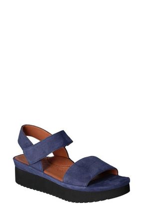 L'Amour Des Pieds Abrilla Platform Sandal in Navy at Nordstrom, Size 5.5