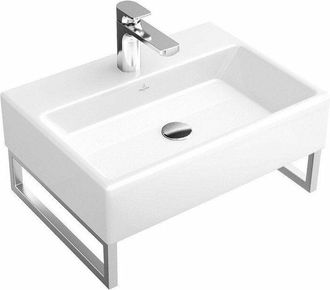 Villeroy & Boch Villeroy&boch - Memento, Lavabos Suspendidos, 600 X 420 Mm, Rectangular, Para Grifer&iacute;a De 3 Orificios, Orificio Central Perforado, Con Rebosadero, Por