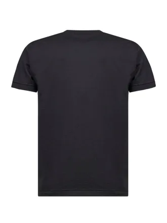 Stone Island Logo-Patch Slim-Fit T-Shirt - Black