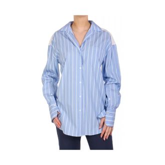Max Mara Overhemden, Dames, Blauw, L, Shirt