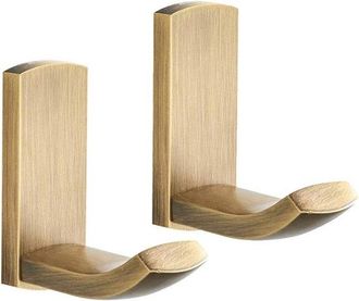 No Brand Gancho Para Ba&ntilde;o: 2 Ganchos De Pared Con Acabado En Lat&oacute;n Antiguo Cepillado, Ganchos Para Abrigos, Ganchos Para Toallas, Accesorios De Ba&ntilde;o Con Montaj