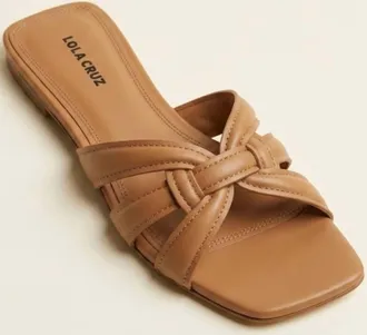 Lola Cruz Womens Grosella Sandal In Camel