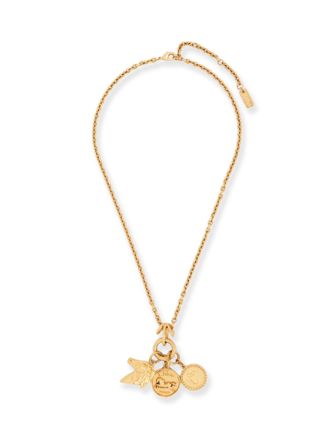 Chloé Brass Necklace With Charms-Donna