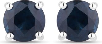 Diana M. Jewels Blue Sapphire Round 5mm - 2Pcs ( Push (PBF03) (5.10x4.70mm) Post )