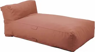 Oviala Chaise longue para muebles de jardín modulares de terracota