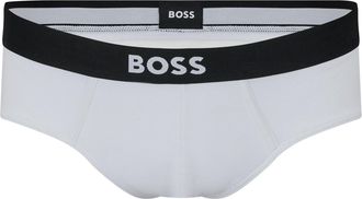 HUGO BOSS Katoenen herenslip met logo (set van 3) (Wit)
