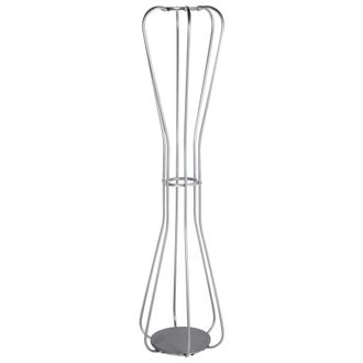 Beliani Beliani - Perchero De Metal Moderno De Interior Decorativo Con Estante Plateado Ordway
