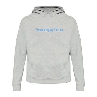 Carne Bollente Hoodies, unisex, Gray, Size: XL Hoodie