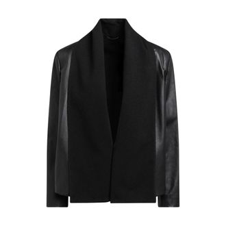 Toteme Scarf Jacket - Dames - Jassen - Zwart - Maat: S Wol