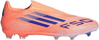 adidas Mens League Laceless Adults Firm Ground Football Boots in Orange/Blue