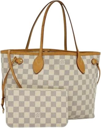 Louis Vuitton Pre-owned Tote Bags, female, White, Size: ONE SIZE Pre-owned Neverfull PM Tote Bag