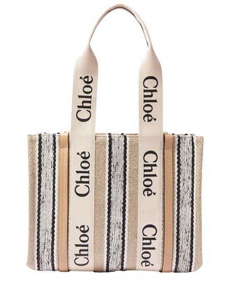 Chlo&eacute; Woody Medium Tote Bag, Never Carried (Authentic Pre-Loved)