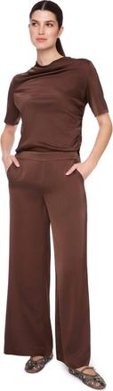 UP Wide Leg Belize Pants In Brown