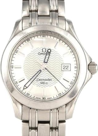 Omega Pre-owned Watches, female, Gray, Size: ONE SIZE Pre-owned Seamaster 120 Stainless Steel