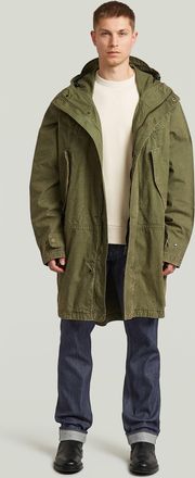 G-Star Long Parka - Groen - Heren