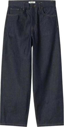 Carhartt Work in Progress Brandon Pant - Dames - Loose Fit Jeans - Blauw - S - Katoen - Jeans