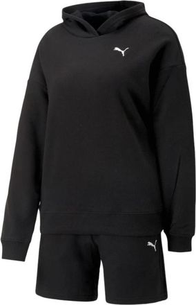 Puma Zwart Trainingspak Dames Lounge Set - Dames - Trainingspakken - Zwart - L - Katoen - Fitness