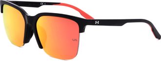 Under Armour Mens 57 mm Black Sunglasses