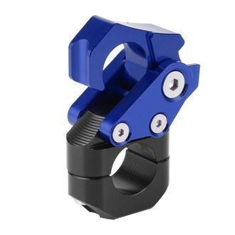 OEM Soporte Plegable Para Casco De Manillar De Motocicleta, Tama&ntilde;o Universal 0,86 Pulgadas, Azul