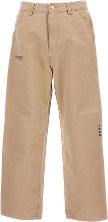 Carhartt Work in Progress Straight Trousers, male, Brown, S, Dearborn Trousers