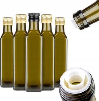 OEM 50 Botellas De Marasca De 250 Ml Con Dispensador De Aceite