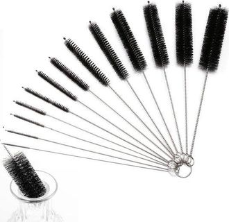 OEM Juego De 13 Cepillos De Nailon Para Tubos De Botellas, Mangueras, Tubos De Ensayo, Licuadoras, Extractores De Jugo, Etc