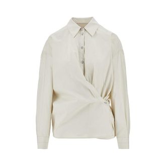 Christophe Lemaire Cotton and silk Twisted shirt Woman 38