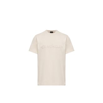 Moncler Moncler Logo Cotton T-shirt, Men, White, Size: 3xl