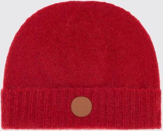 Vivienne Westwood Berretto in lana di alpaca con logo applicato e risvolto