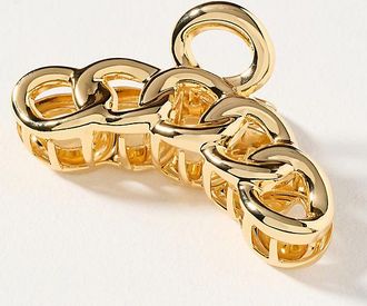 Lelet NY 14k Gold Plated Chain Claw Clip