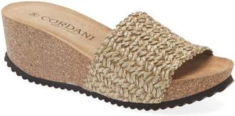Cordani Mattina Wedge Platform Sandal in Natural at Nordstrom, Size 7.5Us