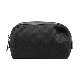 Gucci Pre-owned Cosmetic Pouch - Dames - Pre-owned - Zwart - Maat: ONE Size