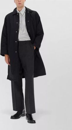 Sunflower relaxed-fit single-breasted coat