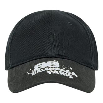 Balenciaga Hand-Drawn BB Icon Cap Black 723771410B21077