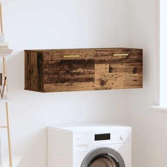 vidaXL Armadietto a muro Legno vecchio 100 x 36.5 x 35 cm - Vidaxl