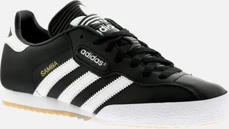 adidas Originals Mens Adidas Originals Mens Trainers Samba Super Leather Lace Up black white UK Size - Size: 8.5